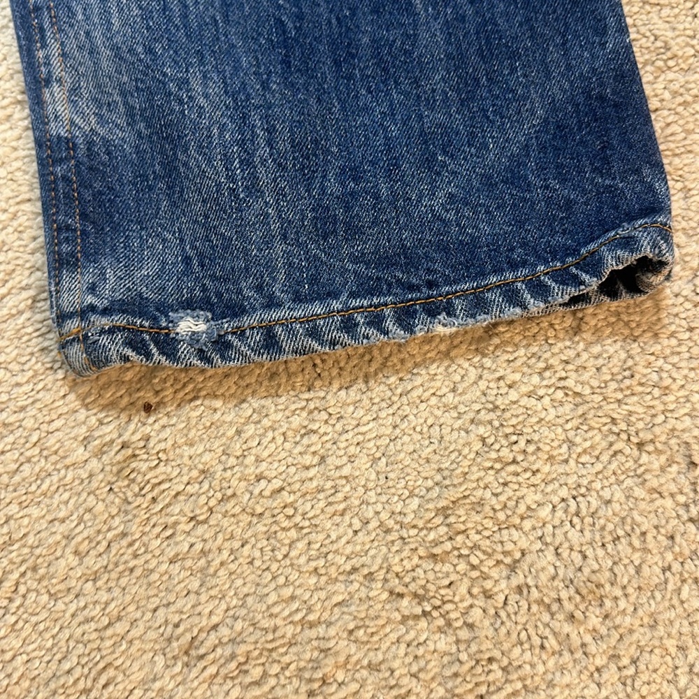 Re/Done Classic Indigo Straight Leg Jeans - Picture 14 of 16